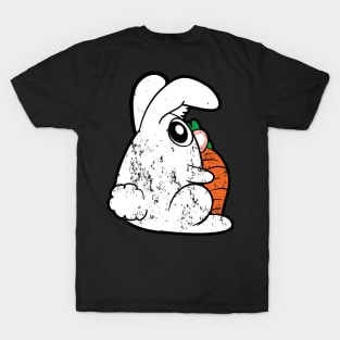 Retro Vintage Grunge Easter Bunny T-Shirt